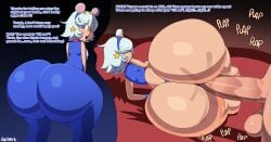 1boy 1girls 2026 alternate_version_at_source alternate_version_available anal anal_juice anal_juice_trail anal_lead_by_female anal_sex ass ass_juice back back_view bag bear bear_ears bear_girl bear_tail big_ass big_butt big_hips bubble_ass bubble_butt clothed clothing collar demonmancer_(soul_knight) dialogue english_text fat_ass female interracial jiggle jiggling jiggling_ass la_sandia light-skinned_female light-skinned_male light_skin looking_at_penis looking_back looking_down male massive_ass massive_butt messy_hair pajamas paws penis pink_eyes shortstack socks soul_knight tagme text thick_thighs tight_clothes tight_clothing tight_fit tricked tricked_into_anal tricked_into_sex twerk twerking twerking_on_dick uncensored white_hair white_skin