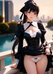 1girls 2d ai_generated areolae armpit bangs bare_arms big_breasts black_hair blunt_bangs breasts chest curvy curvy_figure cute cute_face dark_hair detailed eve_(stellar_blade) eyelashes eyeshadow female female_only fit fit_female focus hair high_quality large_breasts legs light-skinned_female light_skin lips lipstick long_hair looking_at_viewer makeup mascara nero100 pale-skinned_female pale_skin perky_breasts ponytail posing seductive seductive_look sidelocks stable_diffusion stellar_blade tagme thighs thin_waist