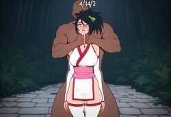 ai_generated akali big_breasts broken_rape_victim cum defeated jungle kunoichi league_of_legends rape sexy sexy_body sexy_clothing strangling summoners_rift thick_thighs