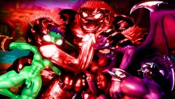 1boy 2futas 2girls 3d activision alternate_version_at_source alternate_version_available ass bad_end balls belly big_balls big_penis boss_monster breasts corrupted cynder darklander defeated diphallia dominant dominant_male domination fear fit fit_female four_arms futanari imminent_sex larger_male licking licking_lips massive_penis muscular penis reversemilkman scared significant_size_difference size_difference skylanders slam_bam small_penis smaller_female spyro_the_dragon stealth_elf submissive_female submissive_futa thighs tongue