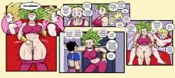 assertive_female bouncing_breasts bush cabba caulifla dragon_ball dragon_ball_super female_masturbation femdom fusion_character handcuffed_to_bed hands_on_knees instant_loss kale kefla kefla_(dragon_ball) licking_cum nipples_visible_through_clothing pants_around_legs pants_down pussy_juice reverse_cowgirl_position riding riding_penis rubbing_pussy vigilante_ink