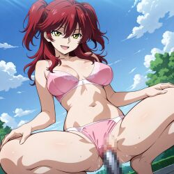 ai_generated bitch dildo dildo_in_pussy gundam gundam_00 masturbating masturbation mobile_suit_gundam nena_trinity public_indecency tagme