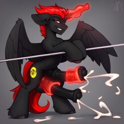 1:1 2_penises absurd_res alicorn animal_genitalia animal_penis argigen black_body black_feathers black_fur bodily_fluids cum cumshot cutie_mark dark_star_(darkstar111) ejaculation equid equine equine_genitalia equine_penis erection fan_character feathered_wings feathers feral flared_penis fur genital_fluids genitals grey_background hasbro hi_res hooves horn looking_at_viewer magical_masturbation male mammal mane masturbation medial_ring multi_genitalia multi_penis my_little_pony mythological_creature mythological_equine mythology narrowed_eyes penetrable_sex_toy penile penile_masturbation penis quadruped red_eyes red_mane red_tail sex_toy simple_background solo spread_wings tail wings