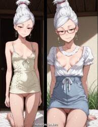 ai_generated anime_girl ayase_seiko blush cute cute_girl dandadan female hentai multiple_views nipples petite petite_body petite_breasts petite_female pussy shy small_breasts solo_female spread_pussy teen teen_girl teenage_girl uncensored underwear uniwaifu wet_pussy