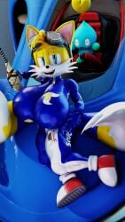 3d 3d_(artwork) absurd_res alcohol beverage big_breasts blender_(software) breasts car champagne chao_(sonic) clothing digital_media_(artwork) eyewear female female_focus footwear genderbent goggles hi_res huge_breasts jumpsuit latex palisal racing rubber sega shoes sonic_(series) sonic_the_hedgehog_(series) tails tails_(disambiguation) tailsko thick_thighs vehicle