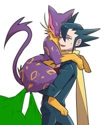 3rd_party_edit anthro ass ass_bigger_than_head ass_bigger_than_torso big_ass big_butt blocking_door brap butt_bigger_than_head butt_bigger_than_torso casual_fart cat_ears cat_tail clothed embrace fart fart_cloud fart_fetish farting farting_female farting_on_another farting_on_hand farting_on_male feline gas gassy giant_ass giant_butt green_fart hand_in_ass hand_in_butt hand_on_ass hand_on_asshole hand_on_butt holding holding_ass hug hugging human liepard male male/female nervous nervous_sweat nude nude_anthro nude_female picked_up pokemon pokemon_(species) pressure purple_fur sleeping sweat sweatdrop trainer yellow_fur