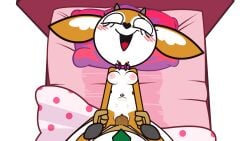 aggressive_retsuko aggretsuko anthro breasts canaryprimary chief_komiya closed_eyes furry komiya male/female nipples on_model sanrio sex smooth_fur straight tsunoda tsunoda_(aggretsuko) vaginal_penetration