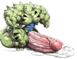 abs biceps bodybuilder furry hyper hyper_balls hyper_genitalia hyper_muscles hyper_penis hyper_testicles kurogonart kuroma male male_focus male_only muscle muscles muscular muscular_arms muscular_ass muscular_back muscular_legs muscular_male muscular_thighs nipples pecs pokemon pokemon_(species) tyranitar veins veiny_penis