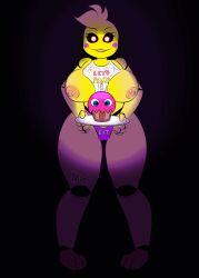 1girls animatronic big_breasts cameltoe chicken cupcake_(fnaf) five_nights_at_freddy's maghost nipple_piercing robot toy_chica_(fnaf) toy_chica_(love_taste)