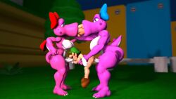 2boys 2futas 3d anal anal_sex animated birdo face_fucking fellatio futa_on_male futanari futanari/male kissing larger_futanari luigi male malesub mario mario_(series) mp4 no_sound oral smaller_male soft_vore source_filmmaker source_request spitroast succuboipakk super_mario_bros. tagme video