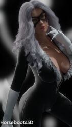 black_cat_(marvel) blender_(software) claws felicia_hardy horseboots3d marvel pinup spider-man_(series)