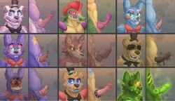 9boys alligator alligatorid andr3xocelot animal_genitalia animal_penis animatronic anthro balls boner bonnie_(fnaf) bow_tie canid canine canine_penis clothing crocodilian crocodilian_penis dick_chart erection five_nights_at_freddy's five_nights_at_freddy's:_security_breach five_nights_at_freddy's:_sister_location five_nights_at_freddy's:_special_delivery five_nights_at_freddy's_2 five_nights_at_freddy's_4 five_nights_at_freddy's_6 five_nights_at_freddy's_ar flesh fnaf fox foxy_(fnaf) freddy_(fnaf) freddy_fazbear's_pizzeria_simulator funtime_freddy funtime_freddy_(fnafsl) fur genitals glamrock_freddy glamrock_freddy_(fnaf) golden_freddy golden_freddy_(fnaf) group hair hat headgear headwear hi_res illumix lagomorph leporid machine male male_only mammal montgomery_gator_(fnaf) nightmare_foxy penis penis_chart penis_size_chart penis_size_comparison penis_size_comparison_meme penis_size_difference rabbit radioactive_foxy reptile robot rockstar_bonnie scalie scottgames simple_background sister_location smile solo steel_wool_studios toy_bonnie toy_bonnie_(fnaf) ursid ursine_penis video_games withered_bonnie