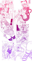 1boy 3girls aizawa_sakuya anal anal_fingering fellatio female femboy fingering hayate_no_gotoku! katsura_hinagiku male monochrome paizuri sample sanzen'in_nagi sanzenin_nagi straight taka_tony thighhighs trap