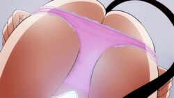 animated animated_gif demon_tail female monster_girl navel panties panty_pull pink_panties screencap screenshot strip tagme tail to_love-ru undressing