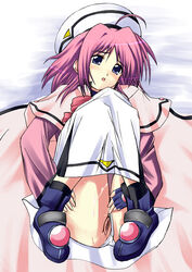 caro_ru_lushe kerykeion kuronezumi lyrical_nanoha mahou_shoujo_lyrical_nanoha mahou_shoujo_lyrical_nanoha_strikers panties panties_aside underwear