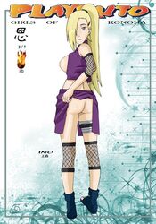 covering_one_eye covering_one_nipple elhot female female_only hd2 hotdesigns2 human ino_yamanaka naruto solo