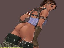 1girls ass capcom female female_only human mugensaku resident_evil resident_evil_5 sheva_alomar solo solo_female