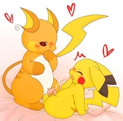 male_only nintendo pikachu pisho pokemon pokemon_(species) raichu