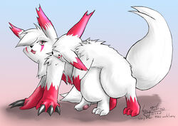 buggery color furry furry_only male male_only multiple_males nintendo pokemon pokemon_(species) pokemon_rse sex takiro yaoi zangoose