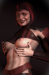 skarlet from mortal kombat by skeletron27