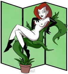 1girls 2021 batman:_the_animated_series batman_(series) boobs breasts casual_nudity curves curvy curvy_body curvy_female curvy_figure dated dc_comics dcau female female_only green_nipples medium_breasts naked nipples nude nude_female poison_ivy poison_ivy_(dcau) red_hair redhead solo solo_female the_new_batman_adventures tits umayorokobi white_background white_skin