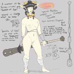 character_sheet horns naked petite saltiest_master shaved_pussy small_breasts weapon