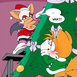 rouge the bat from christmas by hyoumaru