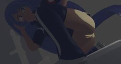 3d animated ass asshole kneeling kneeling_on_one_leg my_hero_academia nejire_hado scat squatting