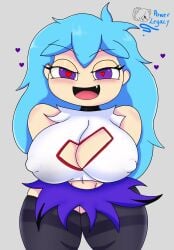 skyblue from friday night funkin by powerblueflower