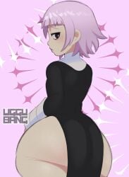 ambiguous_gender androgynous ass ass_focus big_ass bubble_butt crona_(soul_eater) dat_ass favorite huge_ass looking_back solo soul_eater thick_thighs uggu_bang