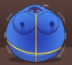 anthro bbw belly big_belly big_breasts blueberry_inflation breasts chipchell fallout female female_focus female_only full_body_inflation furry huge_belly huge_breasts hyper_belly immobile immobilization inflation lactating lactating_juice lactation liquid_inflation ready_to_pop spherical_inflation sunken_head sunken_limbs unusual_lactation