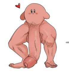 1boy ankles ballsack bent_legs blush blushing calves cock completely_naked completely_nude completely_nude_male cursed_image dick feet flaccid_penis foreskin full_body full_color heart_symbol humanoid_genitalia humanoid_penis kirby kirby_(series) kneecaps legs male_only muscular_male penis penis_piercing portrait pubes pubic_hair ridiculously_huge_penis smiling solo_focus solo_male testicles thighs toes uncensored uncut urethra urethra_piercing veiny_penis