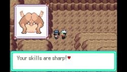 pokemon pokemon_rse pokemon_anthro_emerald wally_(pokemon) anthroemerald 2boys anal anal_penetration sex unseen_male_face mating_press on_back penis ballsack cave folded naked lying