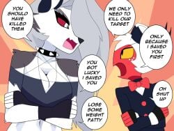 1boy 1girls 2026 4:3 ambiguous_penetration anthro areola black_nose blush breasts canid canid_demon canine canis carliabot collar demon demon_girl duo english_text feet female female_penetrated fingers fur furry goth goth_girl grey_hair hair hellaverse hellhound helluva_boss horn imp loona_(helluva_boss) male male/female male_penetrating male_penetrating_female mammal moxxie_(helluva_boss) mythological_canine mythological_creature mythology nipples onomatopoeia open_mouth penetration pink_areola pink_nipples plap pupils red_body red_sclera red_skin sex sound_effects spiked_collar spikes text toes tongue url white_body white_eyes white_fur white_hair wolf wolf_girl