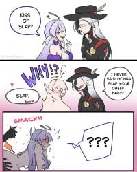 ass big_ass big_butt blush boobs_out boothill_(honkai:_star_rail) breasts breasts_out clothed clothes clothing defeated dominant_male fat_ass fat_butt flirt flirting fucked fucked_from_behind fucked_into_submission fucked_senseless fucked_silly halo hands_on_ass hands_on_thighs hat honkai:_star_rail honkai_(series) hoyoverse implied implied_penetration implied_sex instant_loss instant_loss_2koma larger_female long_hair marydjiang robin_(honkai:_star_rail) shorter_female slapping slapping_ass slapping_butt smaller_female submissive_female suggestive taller_malle tease teasing thick_ass thick_butt tits_out trembling trembling_for_pleasure vaginal_penetration vaginal_sex