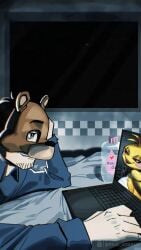 2boys 2d animal_humanoid animated animation animatronic animatronic_male anthro anthro_male arms artist_name artist_signature ass back bear bear_boy big_ass big_butt black_hair blue_eyes bottle broly_culo brown_body brown_fur brown_hair closed_mouth closed_smile clothed clothed_male clothes clothing clueless color colored computer digital_art digital_drawing_(artwork) digital_media digital_media_(artwork) eyebrows eyes eyes_open facial_hair fingers five_nights_at_freddy's five_nights_at_freddy's_2 freddy_(fnaf) funny glowing glowing_eyes grin hair hands hands_on_legs hat headwear huge_ass huge_butt human human_male humanoid indoor indoors laptop light-skinned_male light_body light_skin looking_at_another loop looping_animation male male_focus mask masked masked_male meme mouth mouth_closed muscles muscular muscular_male naked naked_male night_guard_(fnaf) nude nude_male oil open_eyes real_sixer121 red_eyes robot robot_anthro robot_boy robot_humanoid robotic shaded smile smiling squat squatting stubble tagme teeth teeth_showing teeth_visible thighs top_hat toy_chica_(fnaf) urine ursid ursine watching watching_video withered_freddy