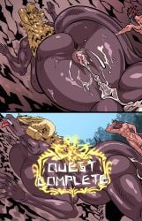 9:14 absurd_res after_sex anthro big_breasts bodily_fluids breasts capcom cum duo elder_dragon female genital_fluids genitals hi_res huge_breasts human knight_on_monster kulve_taroth larger_anthro larger_female lemonbizate_(artist) male male/female mammal monster_hunter nude pussy size_difference smaller_human smaller_male video_games