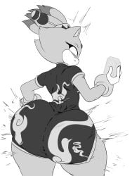 1girls alternate_version_available anthro anthro_focus anthro_only ass ass_focus back back_view big_ass big_butt black_and_white blaze_the_cat bottom_heavy bottom_heavy_female bubble_ass bubble_butt cellulite chinese_clothes curvaceous curvy curvy_female curvy_figure emerald_(gem) eyelashes fat_ass feline feline_humanoid female female_focus female_only flat_chest flat_chested forehead_jewel fur grayscale greyscale hi_res high_resolution highres holding_object huge_ass huge_butt humanoid jewel large_ass long_eyelashes monochrome no_color pear-shaped_figure pear_shaped pear_shaped_female qipao qipao_dress rear_view sega simple_background sol_emerald solo solo_female solo_focus sonic_(series) sonic_rush sonic_the_hedgehog_(series) tagme thick_ass thick_thighs thighs tied_hair voluptuous voluptuous_female xaveknyne