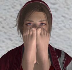 astfgl407 feet foot_fetish foot_on_face lidia_sobieska lucky_chloe tekken tekken_7 tekken_8