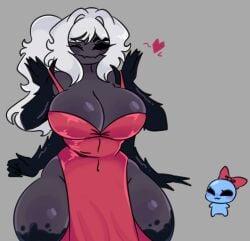 1girls anthro arachnid arachnid_humanoid breasts female female_only oc original_character silkvia spider spider_girl tagme thighs zamzipperart