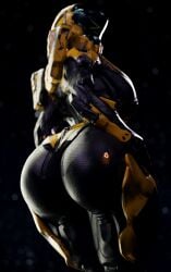 1girls 3d 3d_(artwork) armor ass breasts female_spartan_(halo) halo_(series) helmet hips large_ass looking_at_viewer looking_back spartan_(halo) thighs wotm8h8 wottyarts