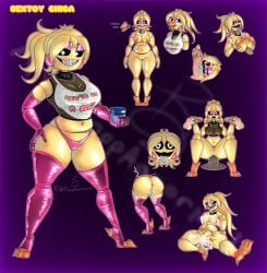 beak beakless cum_in_mouth cum_in_pussy cum_on_body cum_on_breasts cum_on_face disembodied_penis five_nights_at_freddy's five_nights_at_freddy's_2 floppanormal fnaf human latex_gloves latex_legwear penetration precum robot robot_girl sex straight stuck stuck_in_wall sucking_penis tagme titjob toy_chica_(fnaf) yellow_skin