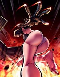 1girls 2d apron ass background big_ass big_butt big_hips big_thighs bomb bomb_devil breasts chainsaw_man closed_mouth clothed clothed_female clothes clothing color colored digital_art digital_drawing_(artwork) digital_media digital_media_(artwork) explosion feet female female_focus female_only fingers gloves hands hips light-skinned_female light_body light_skin medium_boobs medium_breasts medium_tits mouth mouth_closed panties real_sixer121 reze_(chainsaw_man) sideboob teeth teeth_showing teeth_visible thighs toes underwear