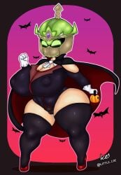 1girls bat bats big_breasts big_thighs boob_window breasts busty chibi chibi_style curvy curvy_figure female female_only halloween halloween_costume huge_breasts huge_thighs large_breasts little_cat mask masked_female massive_breasts nipples_visible_through_clothing oc original_character plump_thighs rule_63 stockings thick_thighs thighhighs thighs thunder_thighs vampire vampire_costume