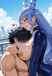 ai_generated big_ass big_breasts big_butt big_thighs blue_eyes blue_hair boku_no_hero_academia breasts city_background cute hadou_nejire hero_outfit_(mha) huge_ass huge_breasts huge_butt huge_thighs miyuai my_hero_academia nejire_hado nejire_hado_(hero_outfit) periwinkle_hair royal_blue_eyes sexy sexy_body superheroine thick thick_ass thick_butt thick_legs thick_thighs tight_clothing tight_fit