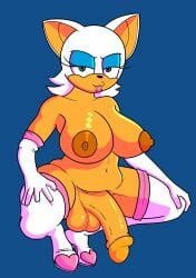 1futa anthro balls big_balls big_penis blue_background breasts chiropteran crisis-omega flaccid futa_only futanari genitals green_eyes gynomorph hi_res intersex mammal nipples penis rouge_the_bat sega simple_background solo sonic_(series) sonic_the_hedgehog_(series) squatting