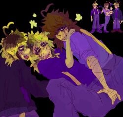 3boys blueycapsules dave_miller five_nights_at_freddy's joke_art male_only selfcest tagme william_afton