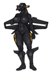 1girls aeromorph aircraft anthro autumm_airwave big_breasts female female_only hand_on_breast living_aircraft living_machine nude original original_character pinup pussy simple_background solo thick_thighs thin_waist voluptuous white_background wide_hips wings yellow_eyes