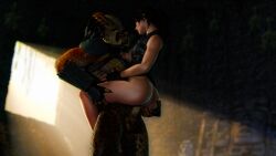 lara croft from predator (franchise) by winterssfm