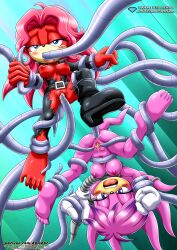 archie_comics bbmbbf bondage diamond_level furry julie-su lien-da mobius_unleashed palcomix pietros_secret_club sega sonic_(series) tentacle tentacle_sex tentacles